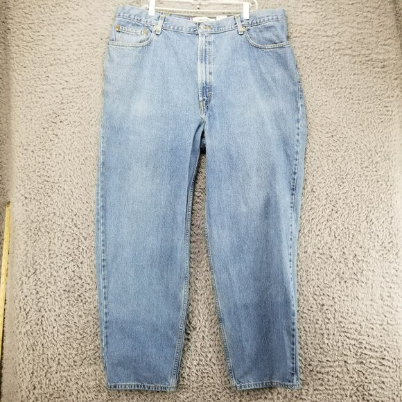 Levis Jeans Mens 42x32 100% Cotton 560 Vintage Comfort Fit Tapered Leg *Read* - Picture 2 of 16